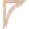 Ekena Millwork Thorton Traditional Smooth Bracket w/ Offset Brace, Douglas Fir, 5 1/2"W x 30"D x 38"H BKT0604X30X38THR01SDF - alternate 3
